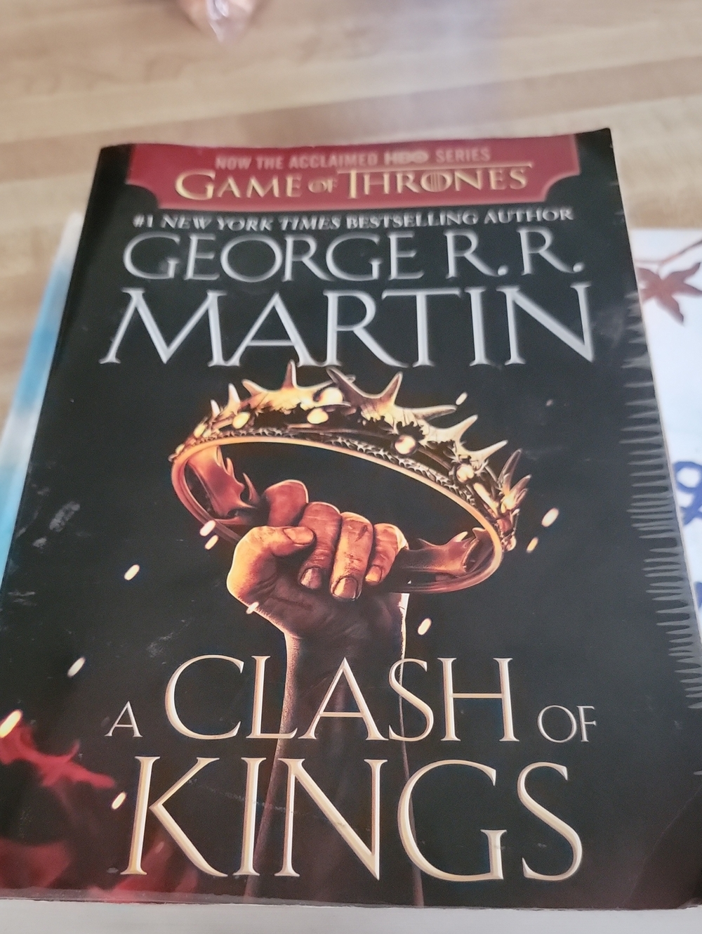 George R.R. Martin - A Clash of Kings (Game of Thrones) - Black & Gold Cover